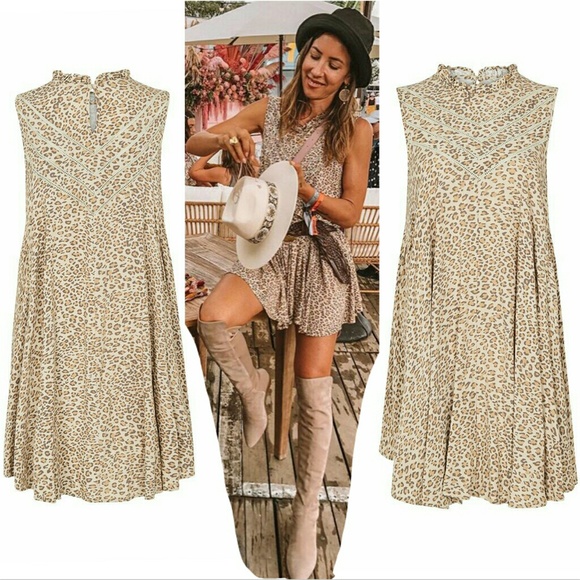 New spell designs frankie tunic dress cheetah L - Picture 5 of 8